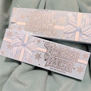 P.Louise Frozen Hush Blush Palette - Soft Blue and White